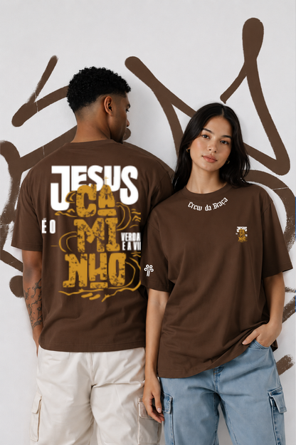 Camisa Oversized - Jesus é o Caminho