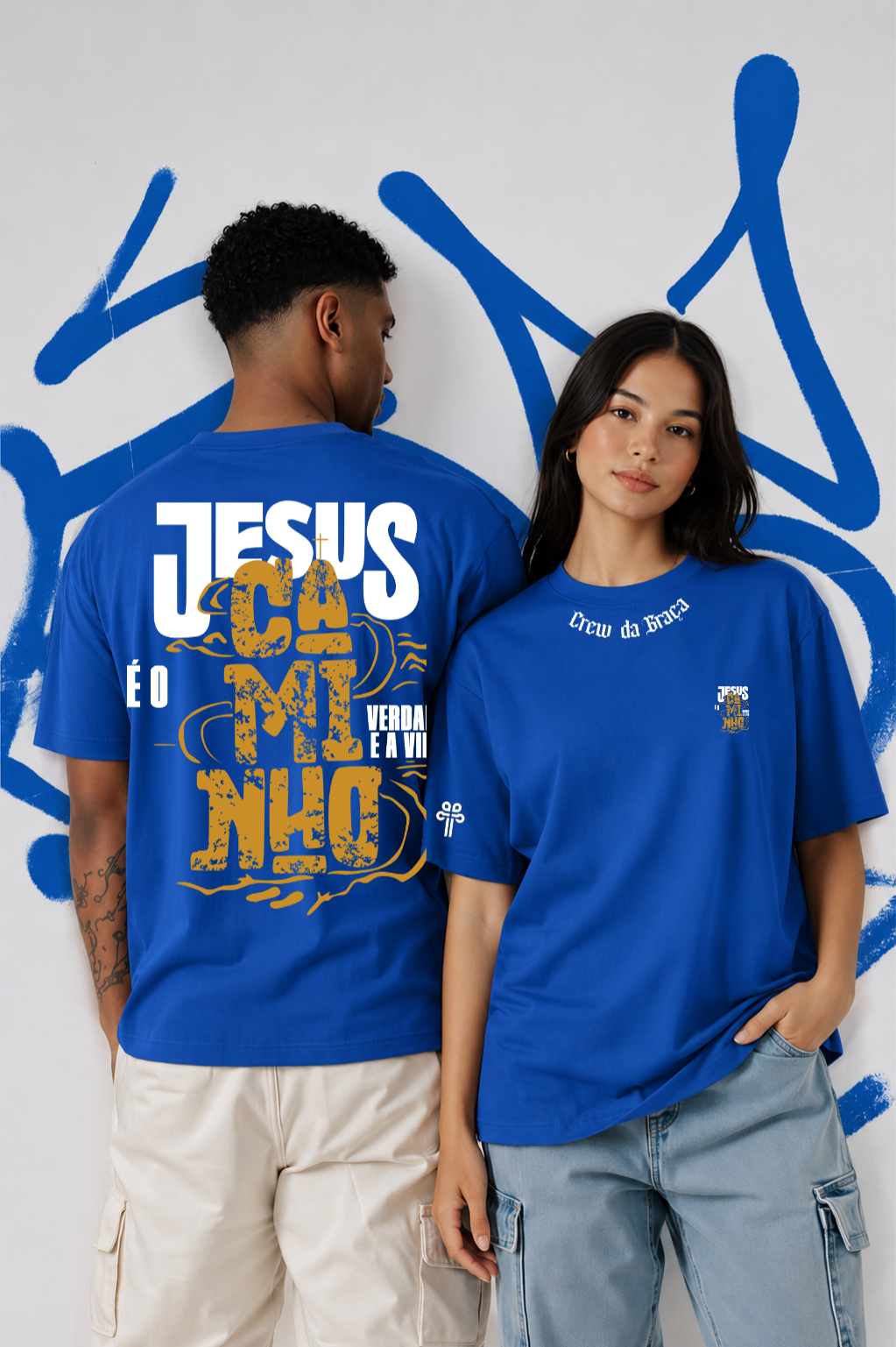 Camisa Oversized - Jesus é o Caminho